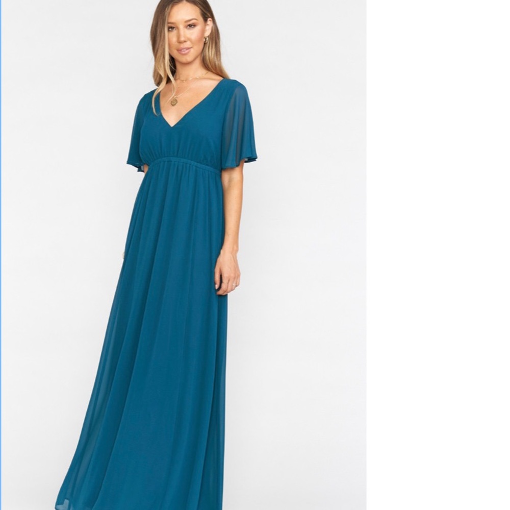 NWT Show Me Your MuMu Emily Empire Maxi Dress